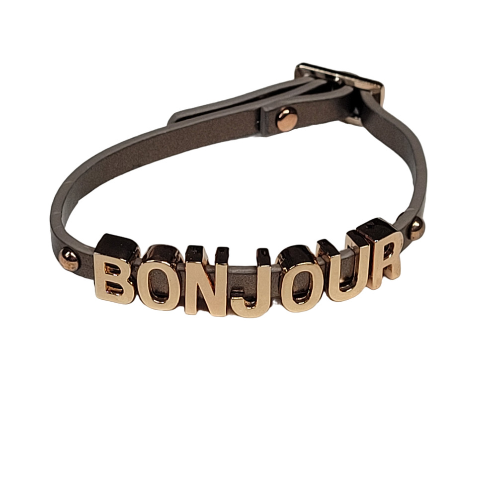 3/ $15 BCBGeneration Bonjour Bracelet Rose Gold Bronze